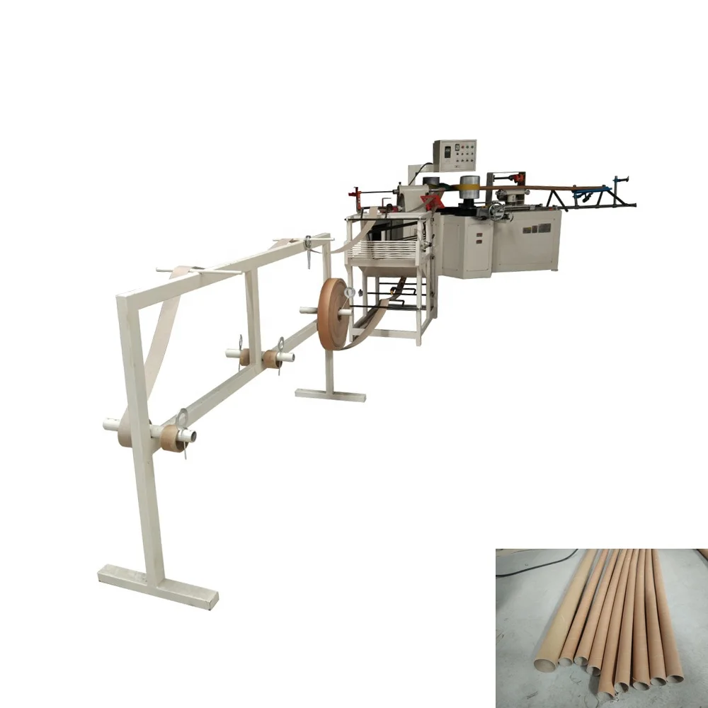 Widely used  paper core maker machine price toilet tissue kitchen towel core making cutting machinery small business