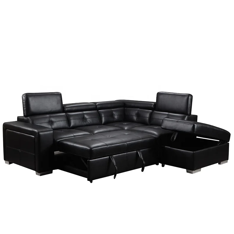 Top grade furniture classical multi-functional design leather surface sofa set furniture living room sofa bed for wholesale
