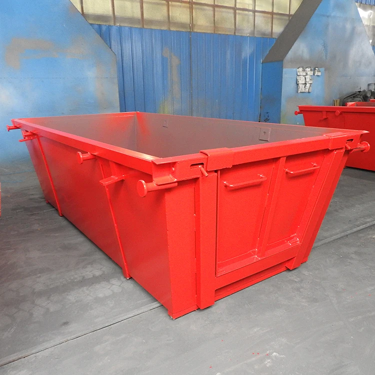 4 м прочные промышленные стальные мусорные контейнеры для переработки Металлических Отходов