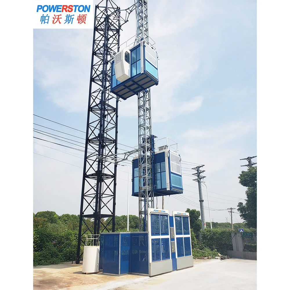 Widely Used Professional Goods Materials Lifter Platform Construction Elevators Electric Chain Passenger Hoist