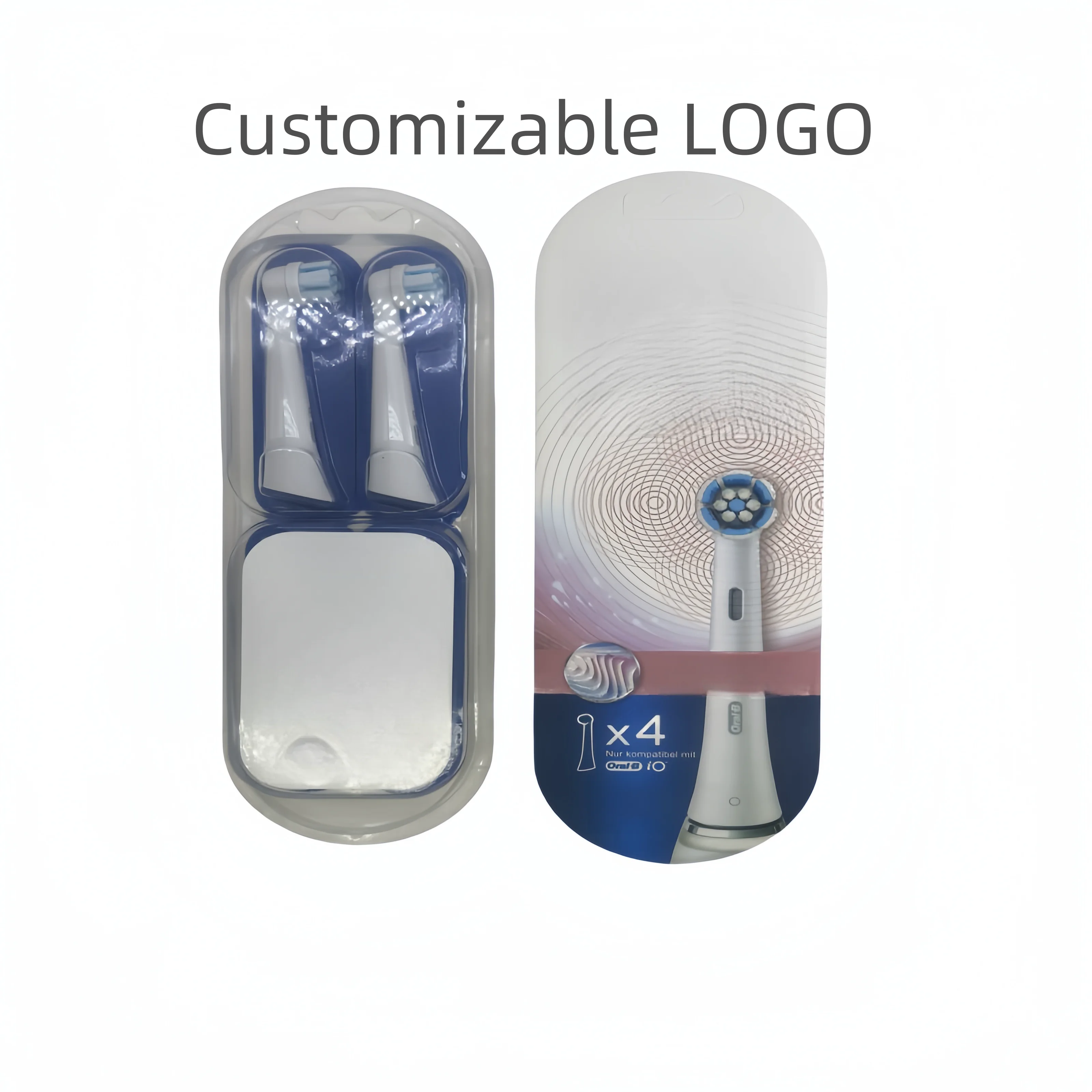 Applicable to ORAL-B IO RB CB-4 toothbrush head 4 brush heads