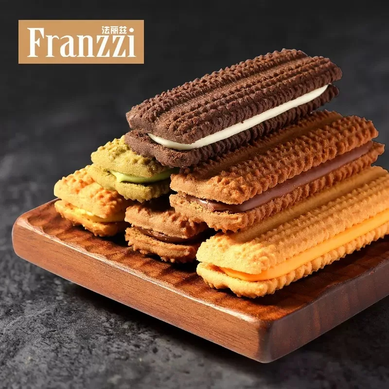 115 г Franzzi Matcha Mousse сырное печенье со вкусом шоколада сладкие и хрустящие повседневные закуски