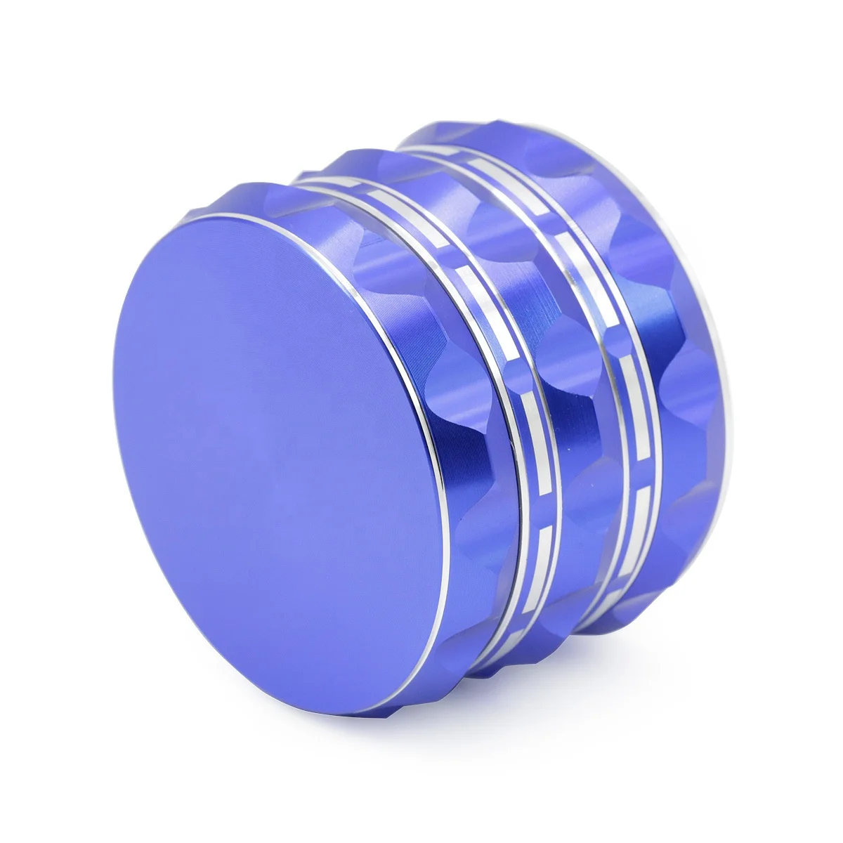 6 colors new style 4 parts aluminum alloy sharp concave polygon herb grinder tobacco crusher