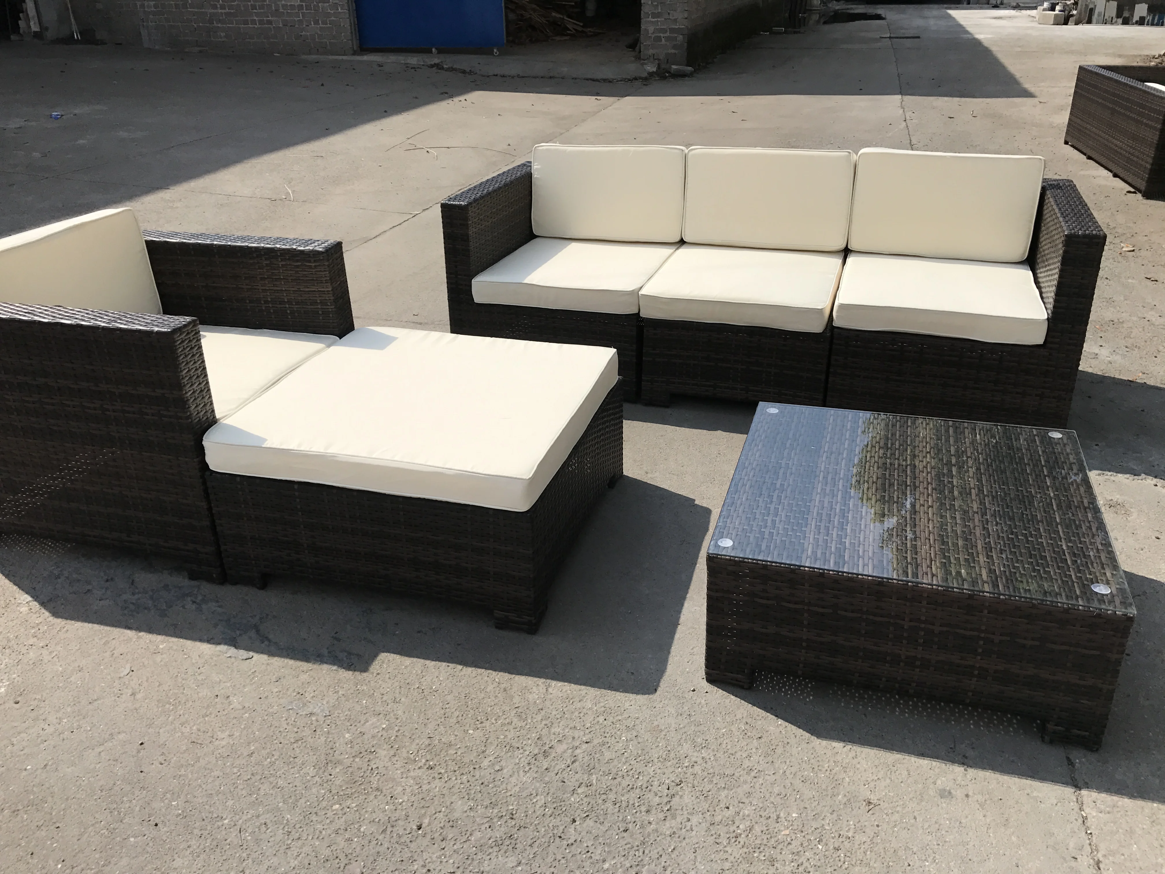 Garden Sofa Set Wicker Furniture KD Design Outdoor Furniture Set Modern Lounge Furniture Outdoor
