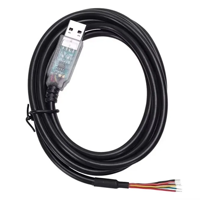 Оптовая продажа FTDI чип usb к RS485 кабель с TX/RX светодиоды конец провода 1 8 м USB-RS485-WE совместим или более индивидуальная Настройка приветствуется