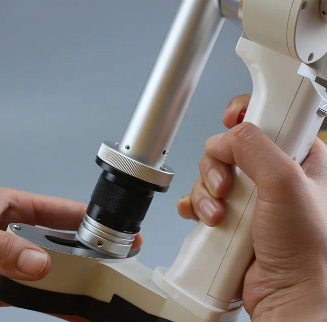 NPEYE001 Optical and Ophthalmic Digital Handheld LED Portable Slit Lamp Microscope