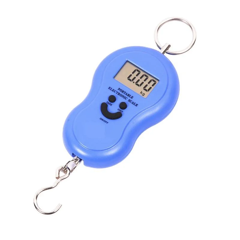 New Arrival Digital Luggage Hanging Scale Clear LCD Overload Indicator Built-in Timer Portable Weight