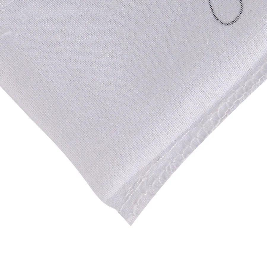 Custom embroidery logo cotton drawstring bag linen drawstring bag lavender bags