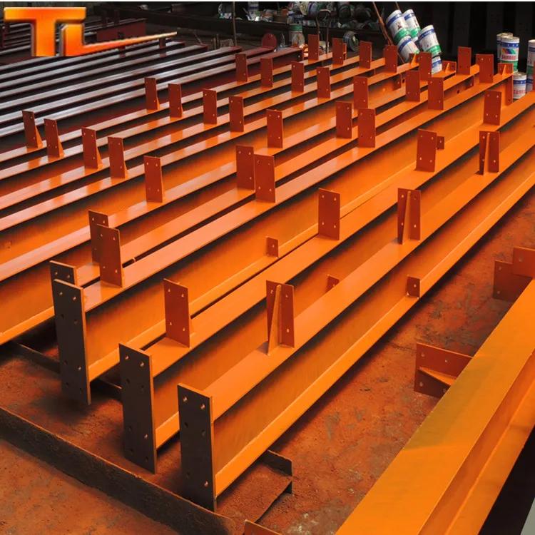 Prefabricated steel building material column and beam