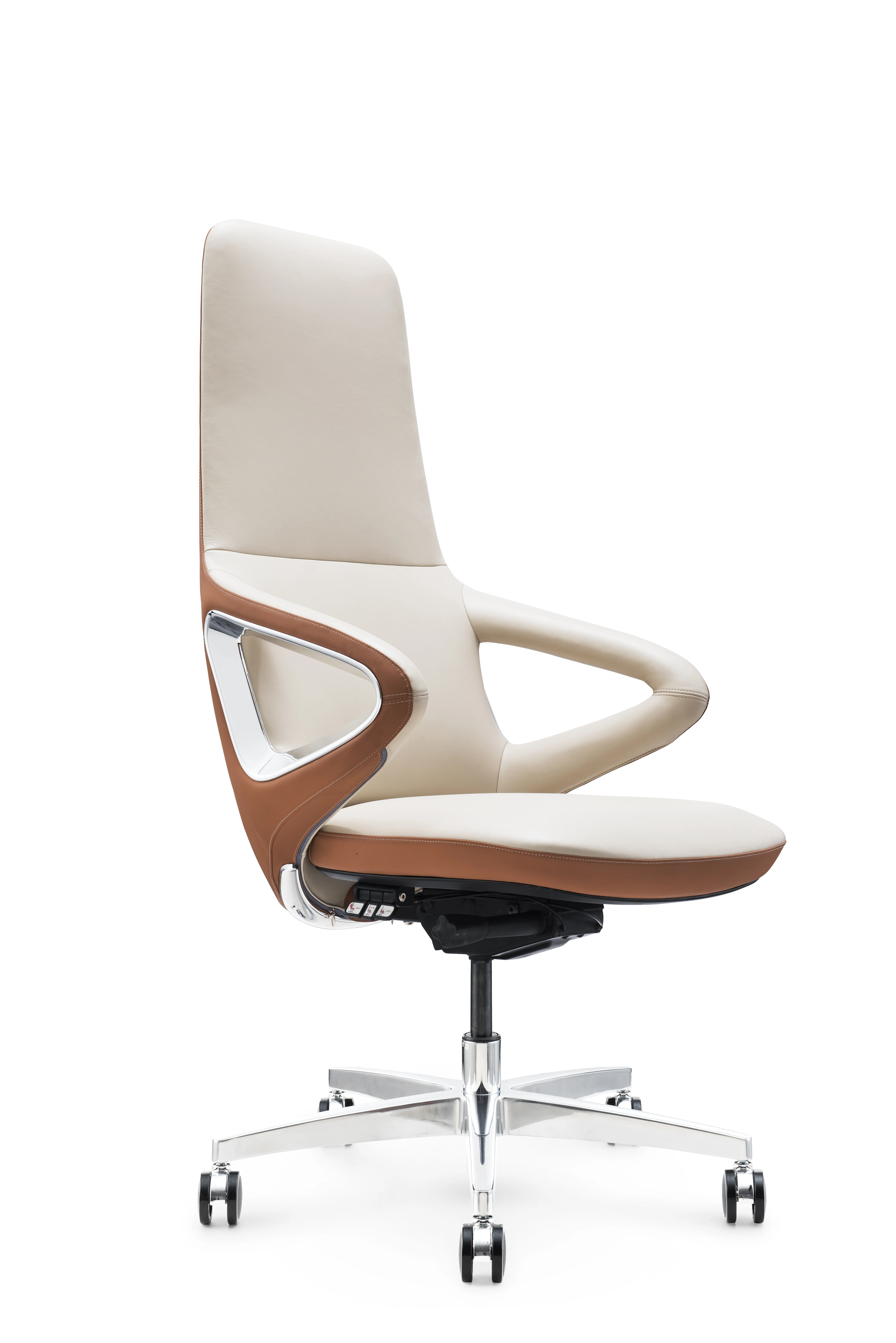 Ergonomics Office Chair Modern Boss Chair Design Leather Metal Foam Aluminium Revolving Lift Chair