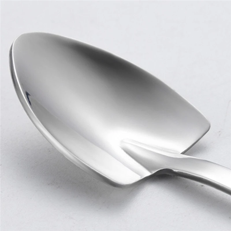 Wholesale hot selling SS410 gold dessert fruit ice cream stainless steel spoon and fork