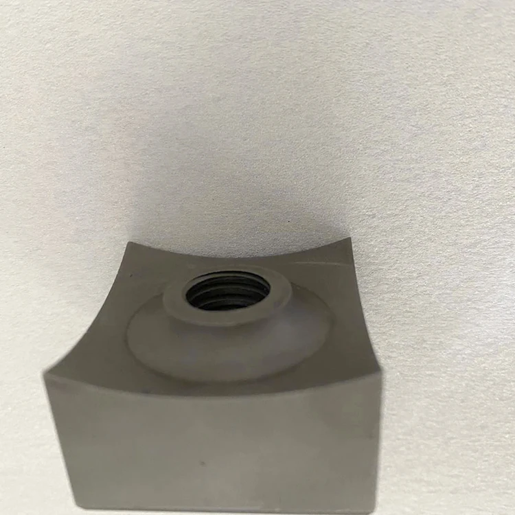 Customized Plastic Recycling Single Shaft Shredder Blade Thread Hole Shredder Knife