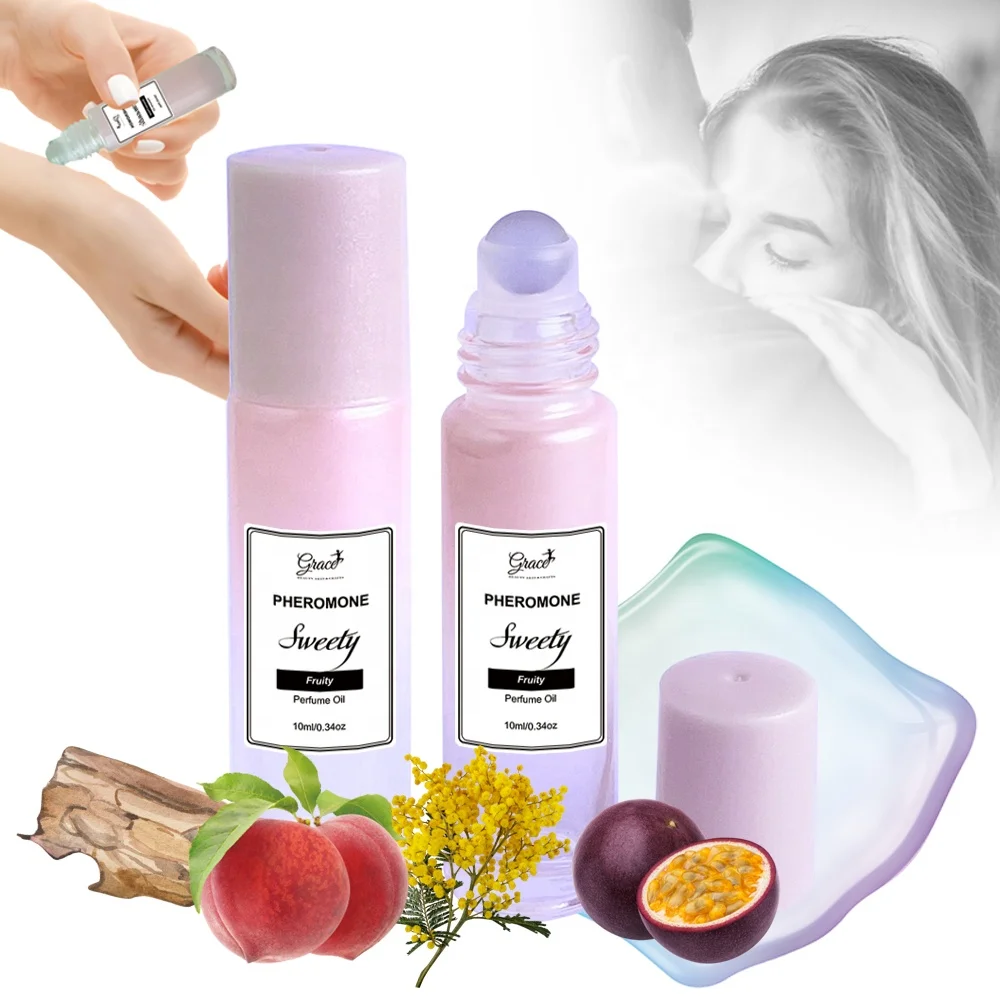 Roll-on Pheromone Rollerball Infused Essential Oil Perfume Oil Fragrance  for Women and Men