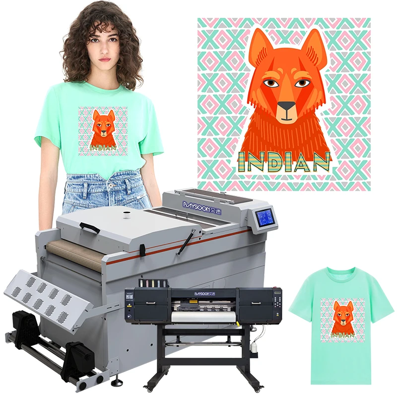 Dtf Machine Imprimante Shaker T-Shirt White Toner Laser And Dryer Et Pull Dtg Printing Film Jet Digital Inkjet Machine Printer