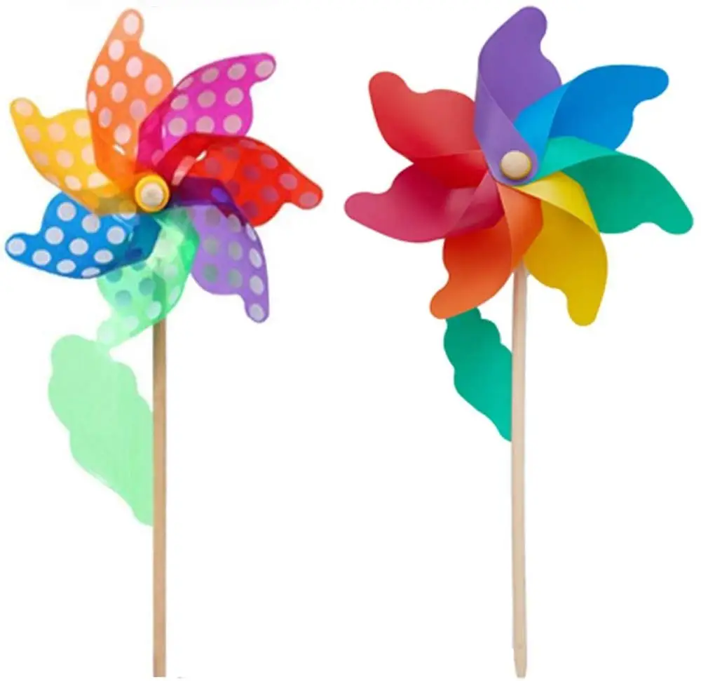 Пластиковый материал, праздничное украшение и подарок, мельница разных размеров