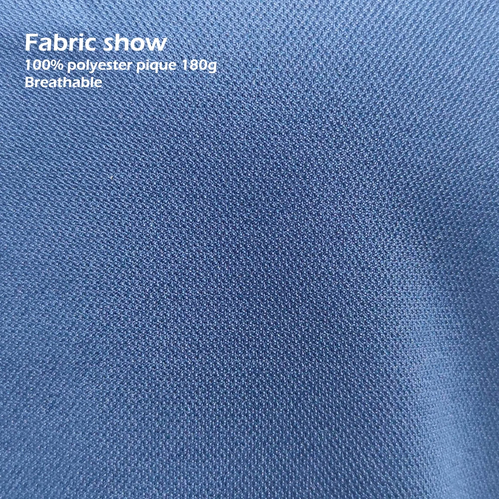 Super September Wholesale Low MOQ Hot Sale Design Mens Dry Fit Quick-drying 100% Polyester Pique Golf Polo T Shirt