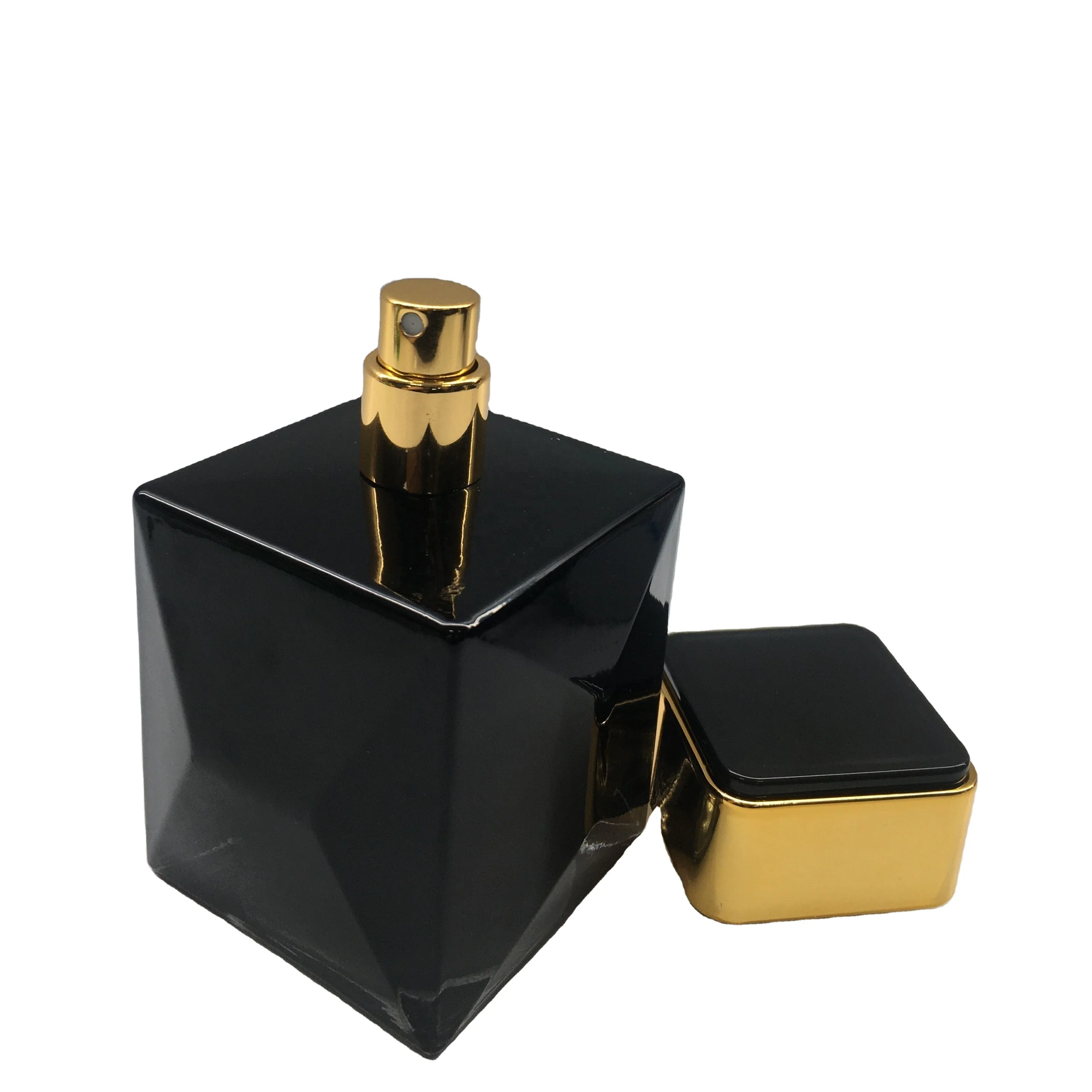 2022 new design High Quality Luxury Design 100ml Glass Empty Refillable Spray Manufacture Beautiful Perfume Bottle