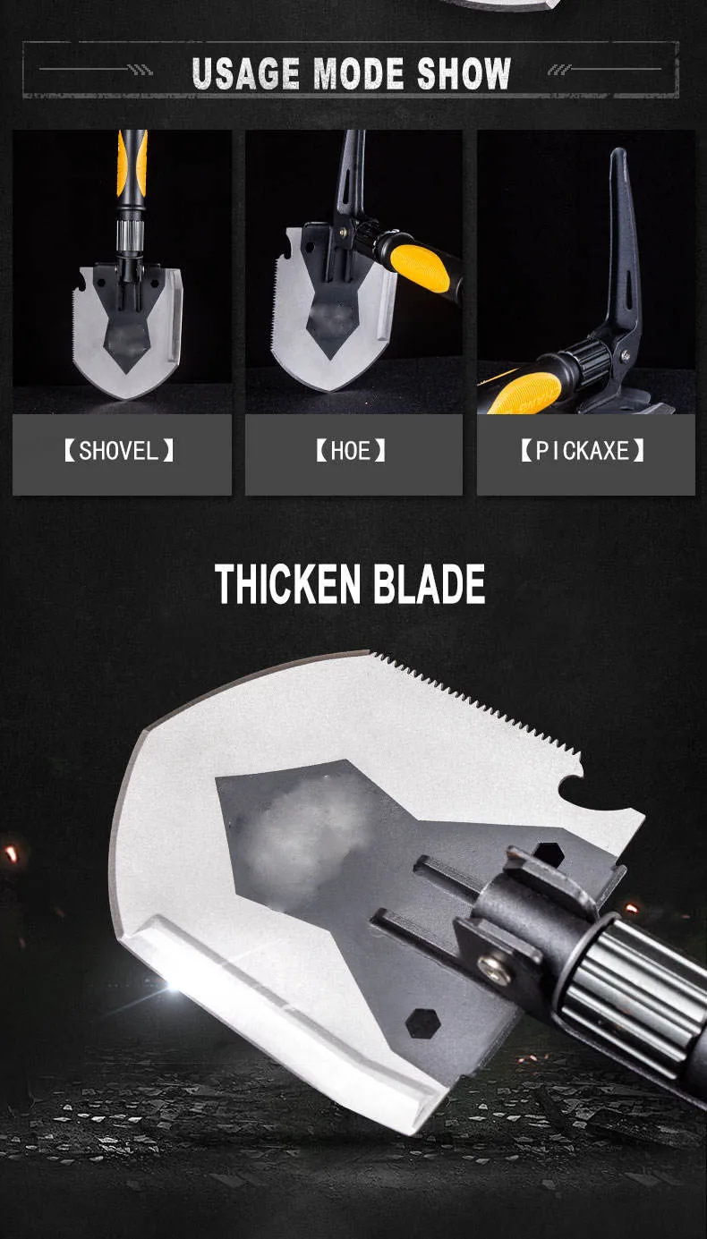 Ground Breaking Heavy Duty Construction Hand Tool Wholesale Garden Hand Durable Metal Small Shovel  Head Aluminum Farm Tools