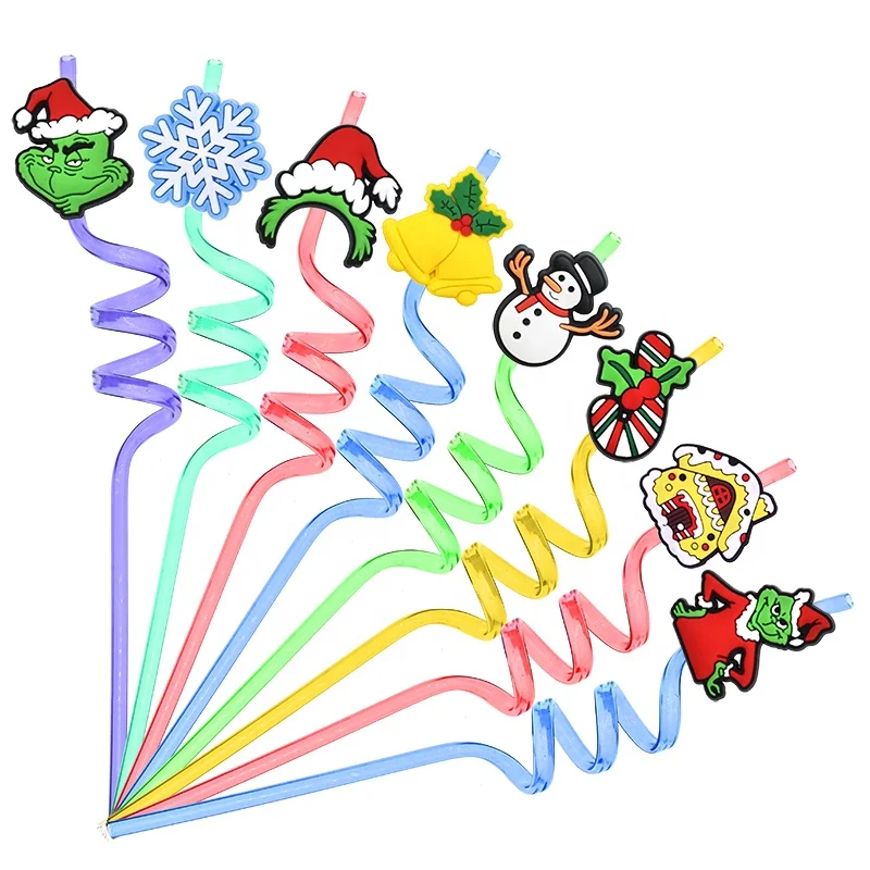 cartoon DISN bow straw topper castle mickey and minnie straw toppers