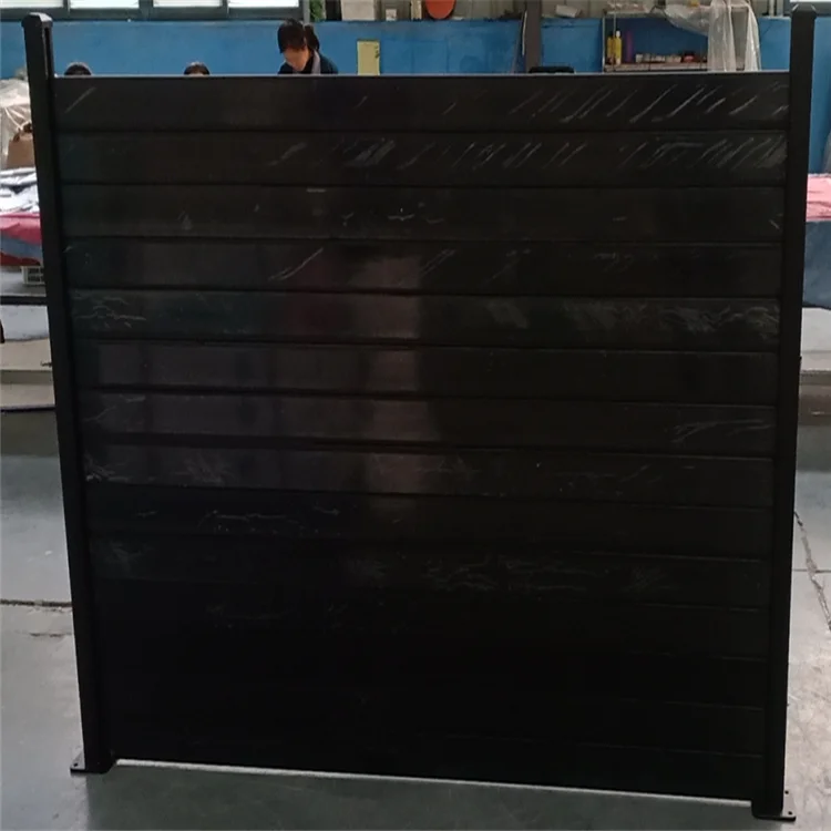 Garden metal security vertical panel aluminium slat for fence