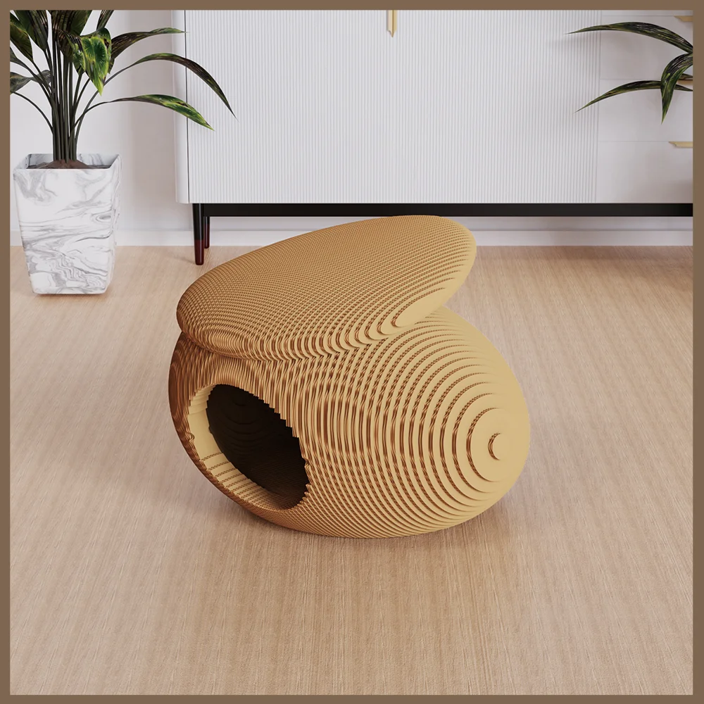 Corrugated Cat Scratcher Cardboard Scratching Board for Cats Eco Friendly Non toxic Durable Wear resistant Protect Furniture