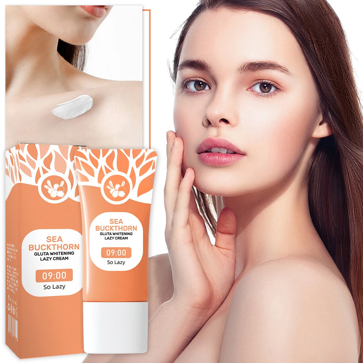 Face Whitening Sea Buckthorn Vc Cream Skin Lightening Cream Vitamin C E Moisturizing Face Creams For Women