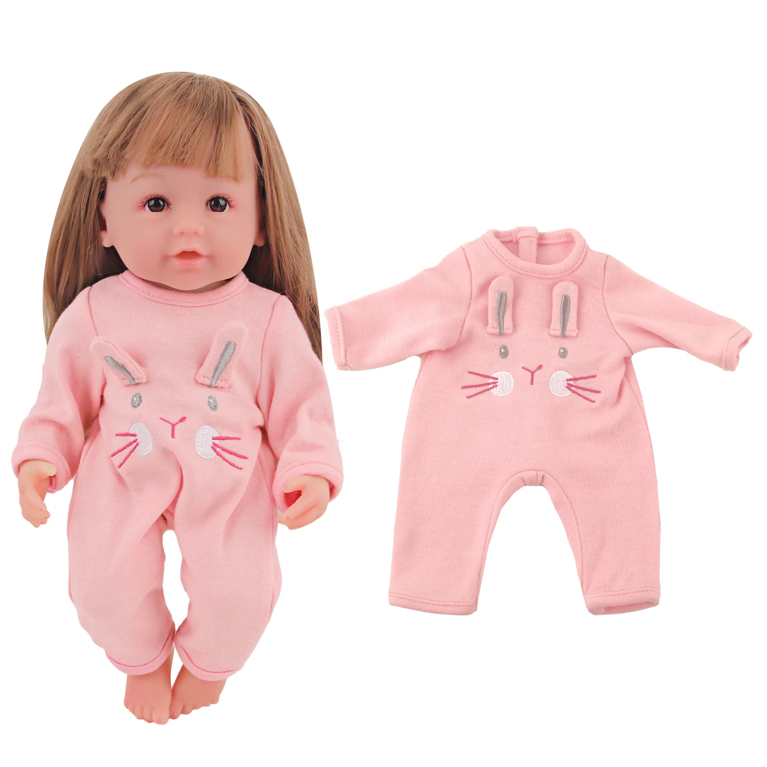New style baby funny play doll 12 inch dolls  fashion clothes bunny pajamas  for kid