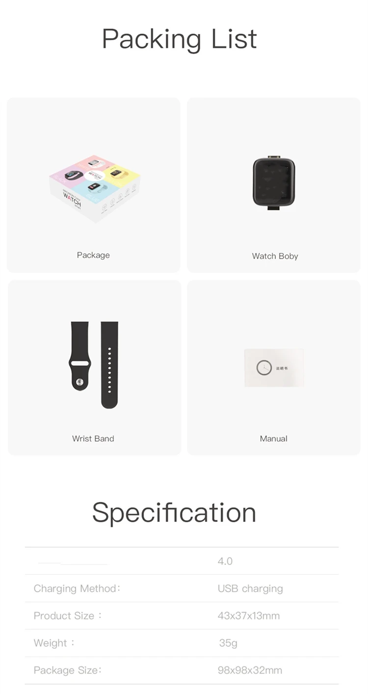 Amazon hot Sale 1.44 inch Macaron color D20 smart watch new sport bracelet band  fitness tracker B37 Y68S Y68 D20s smartwatch