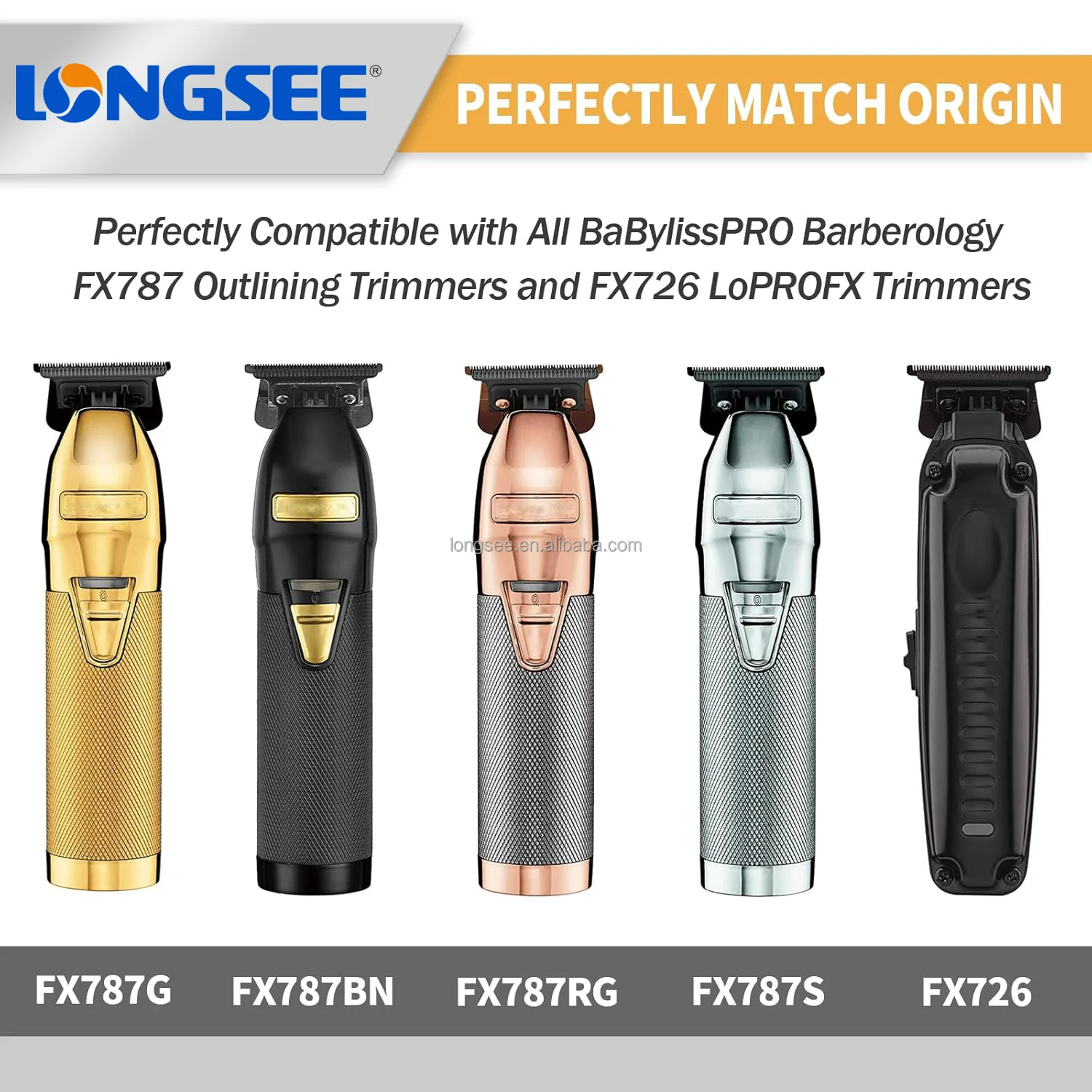 Hot sale T-blade Barber Professional FX707 replacement Hair clipper trimmer blades Cutter For babyliss FX787 FX780 FX726