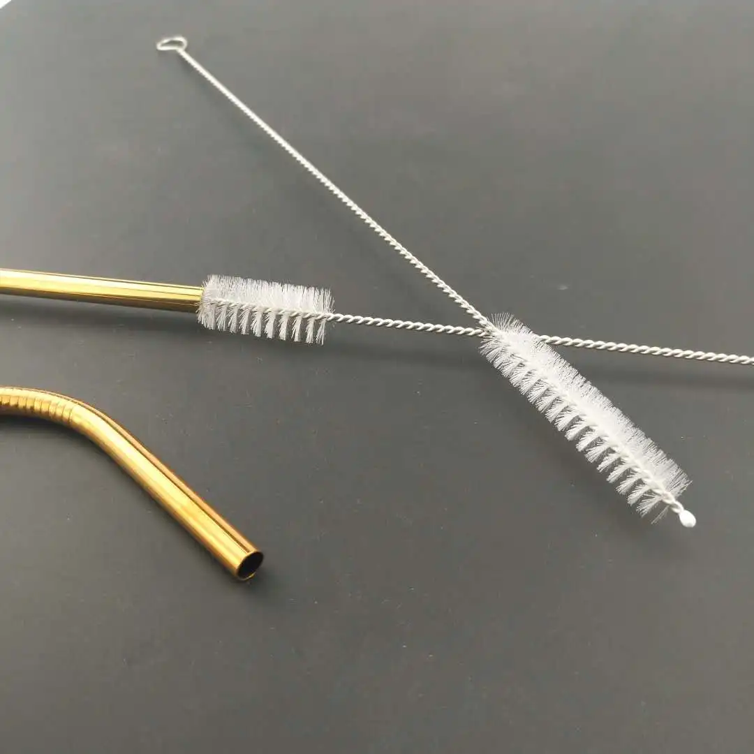 wholesale metal straw custom logo color factory price 304 stainless steel straw