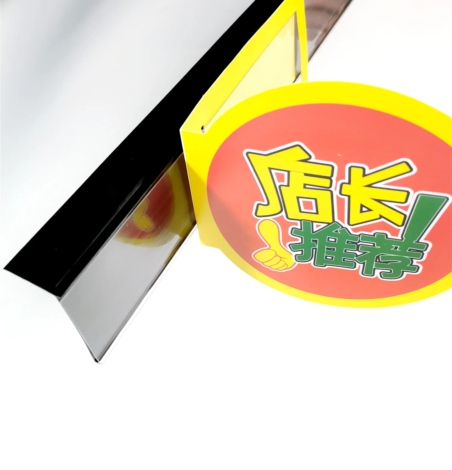 Supermarket Shelf Aisle Violator Economy Shelf Clip Price Tag Pop Display Sign Clip Shelf Talker Data Strip Label Holder