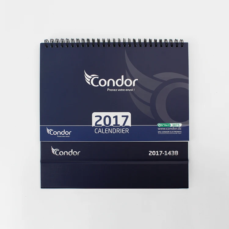 Custom Printing Paper Table Calendar High Quality Custom Designed Desk Calendar Printing Mini Size Paperboard Wall Calendar