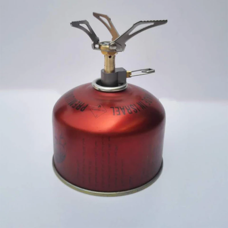 Outdoor Portable Folding Mini Camping Gas Stove Survival Furnace Stove 45g 3000W Pocket Hiking Picnic Cooking Gas Cooker Stove