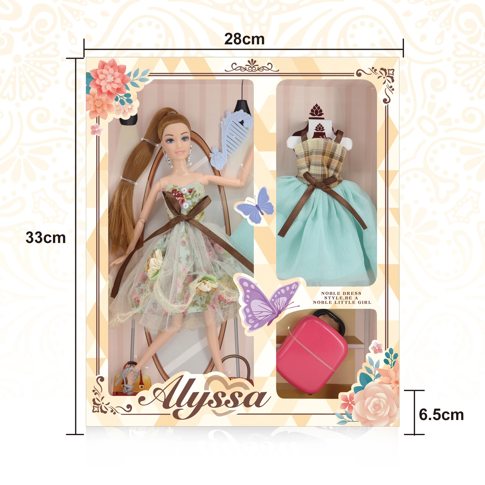 Latest New Design 11.5 Inch Movable Joint Kids Toys Fashion Doll Educational for Girls Gift Doll for Kids