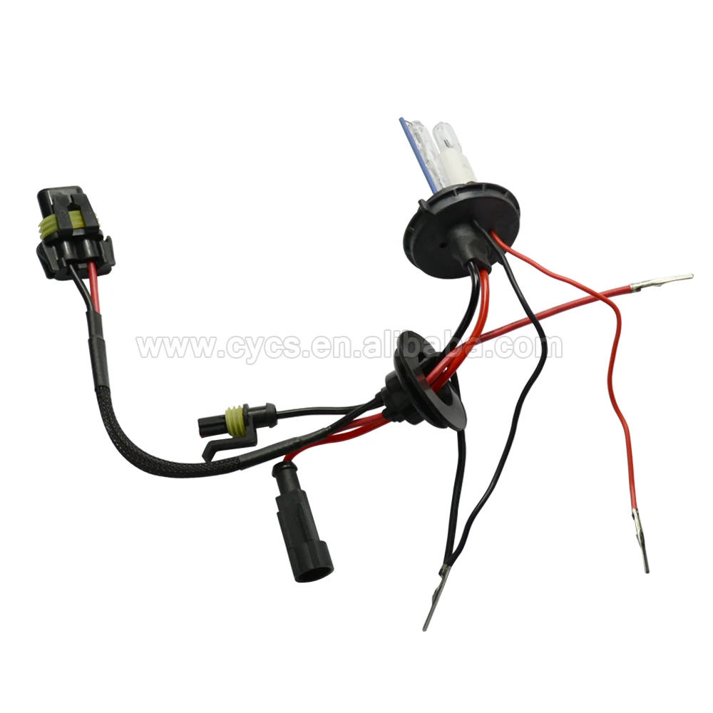  12v 35w H13-2 ксенон + галогенная HI/короче спереди и длиннее сзади) луч hid ксеноновая лампа 4300k 6000k 8000k h13 автомобиля