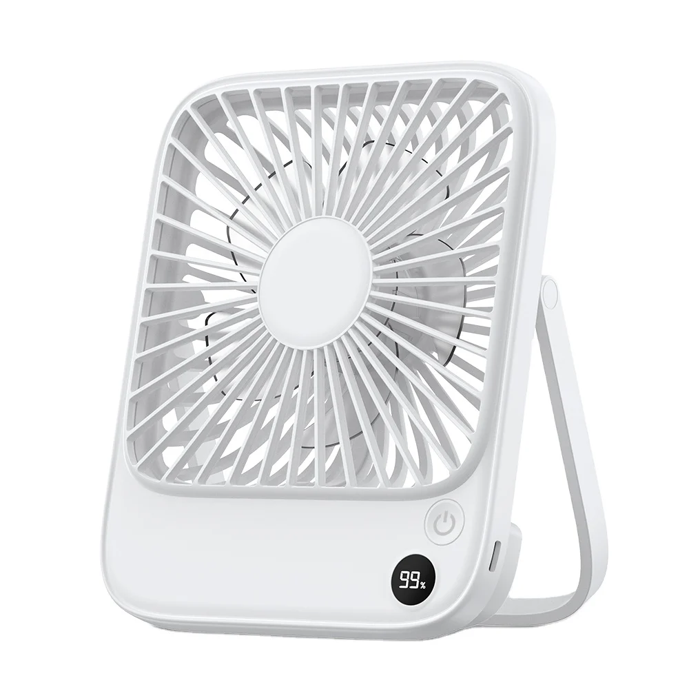 OEM K65 2024 новый дизайн, ультратонкий настольный мини-вентилятор, 2000 мАч