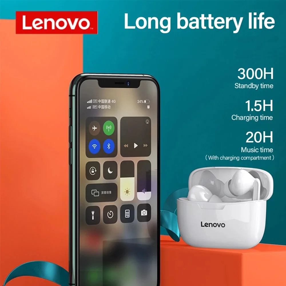 Лидер продаж онлайн-товары наушники Lenovo XT90 беспроводные для телефона