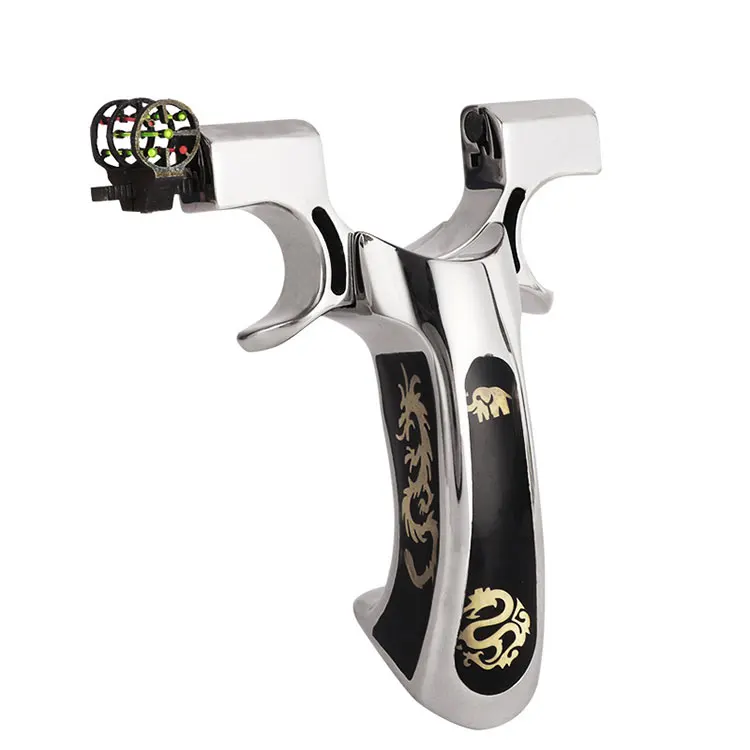Outdoor hunting and shooting fish strong slingshot stainless steel slingshot