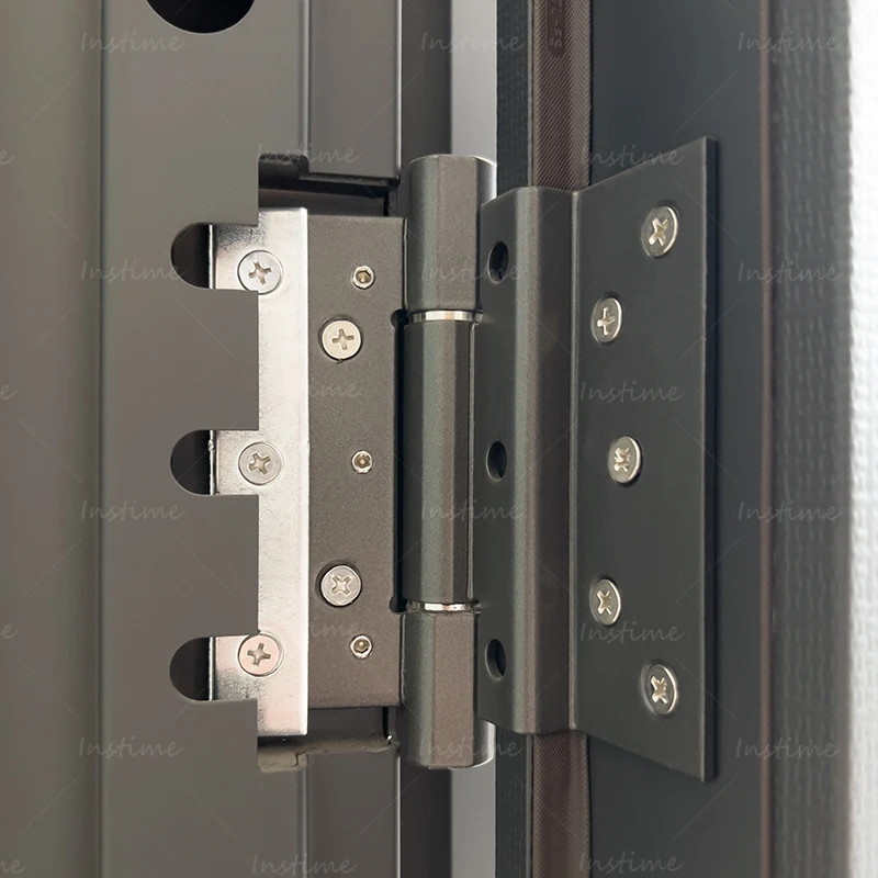 Instime Lead The Industry Factory Manufacturer Galvanized Luxury Design Front Exterior Steel Door For Home