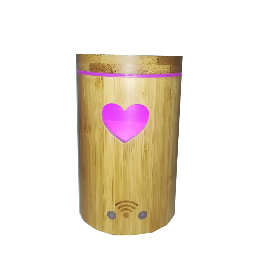 
Smart 160ml bamboo diffuser air humidifier air purifier WI-FI Aroma Dlffuser humidifier 