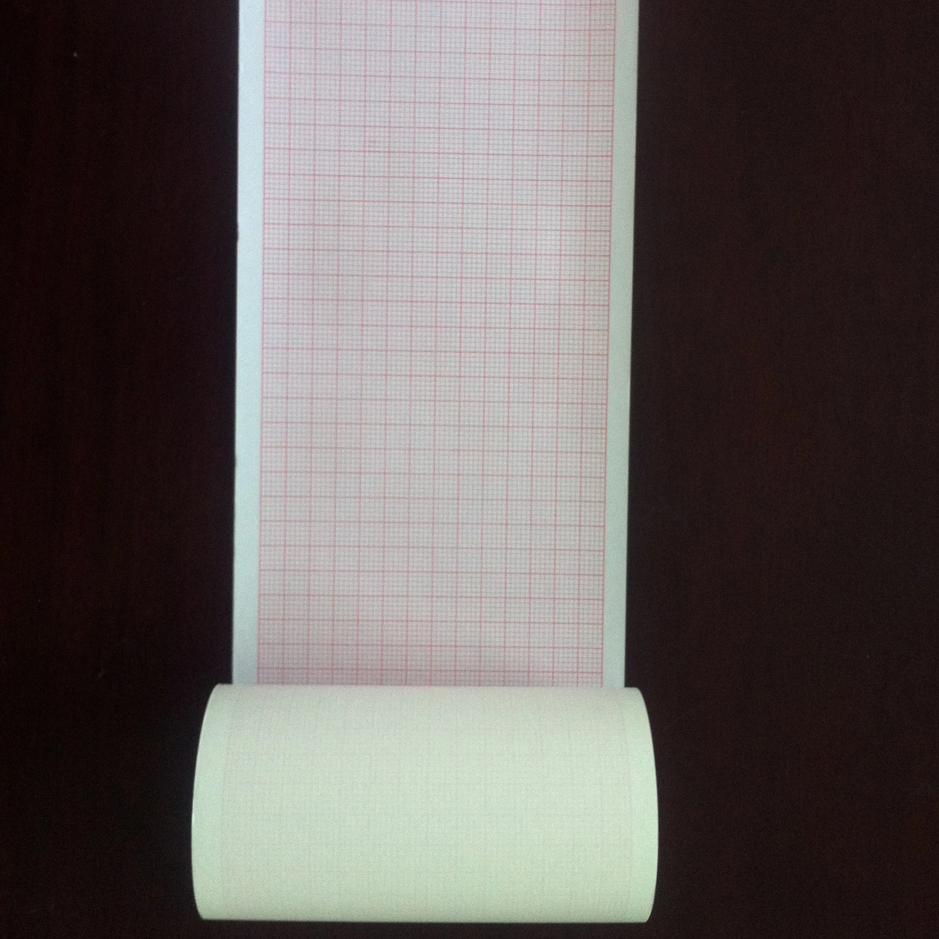 Premium 3 tracks Thermal Recording Paper 80mmx20m Medical Ecg Paper For Edan SE-3