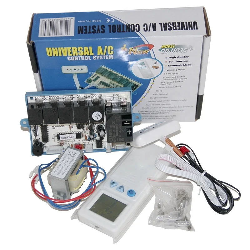 Universal DC/AC Control System for Wall-mounted Air Conditioner QD-U03C+