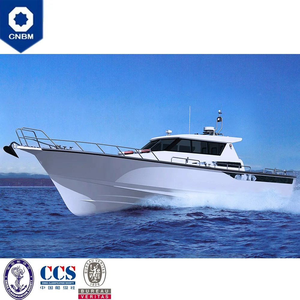
55ft China Shipyard Inboard New Cheap Cabin Boats Fishing Aluminum Leisure Yacht for Sale 