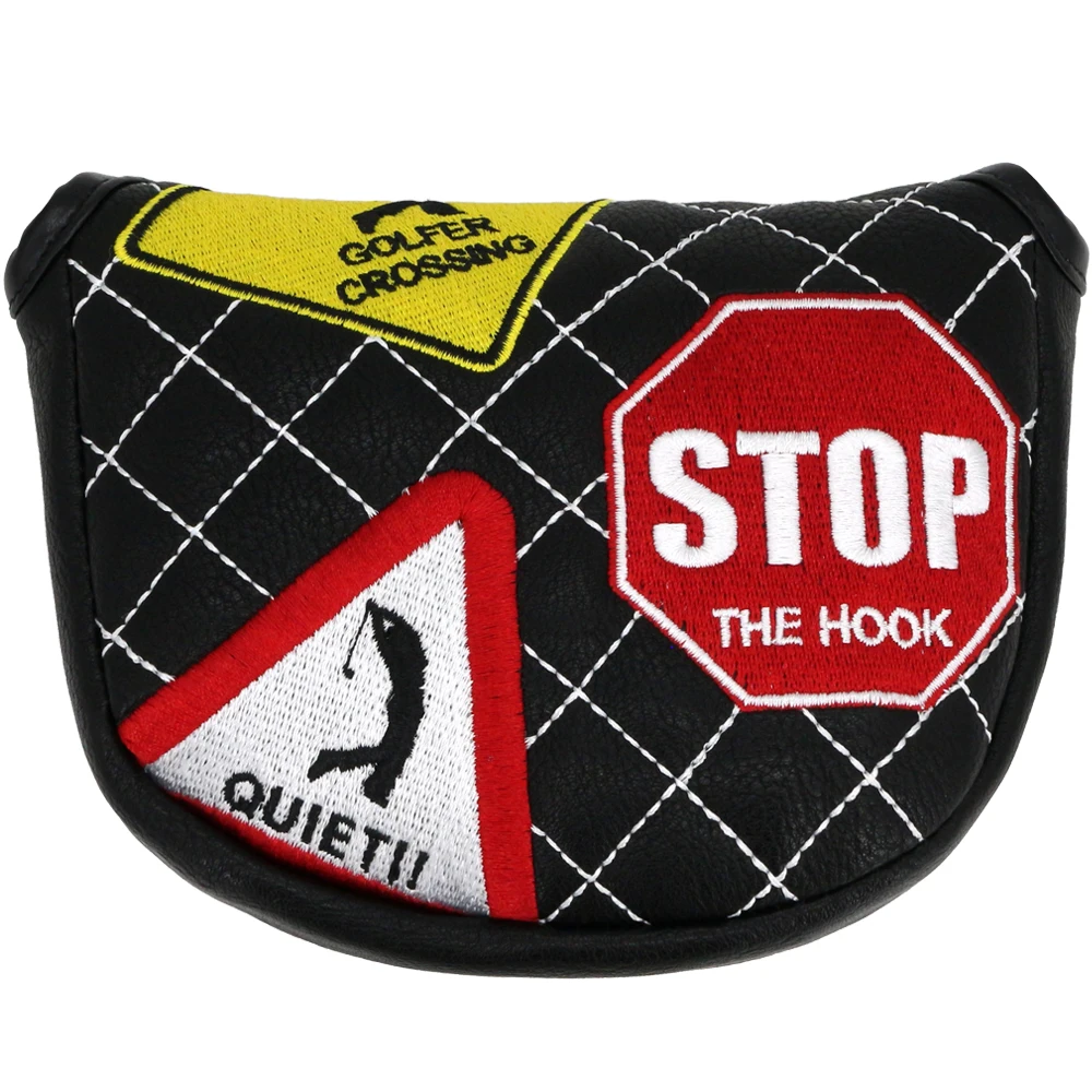 wholesale golf mallet putter covers magnet closure volvet inner golf club head cover