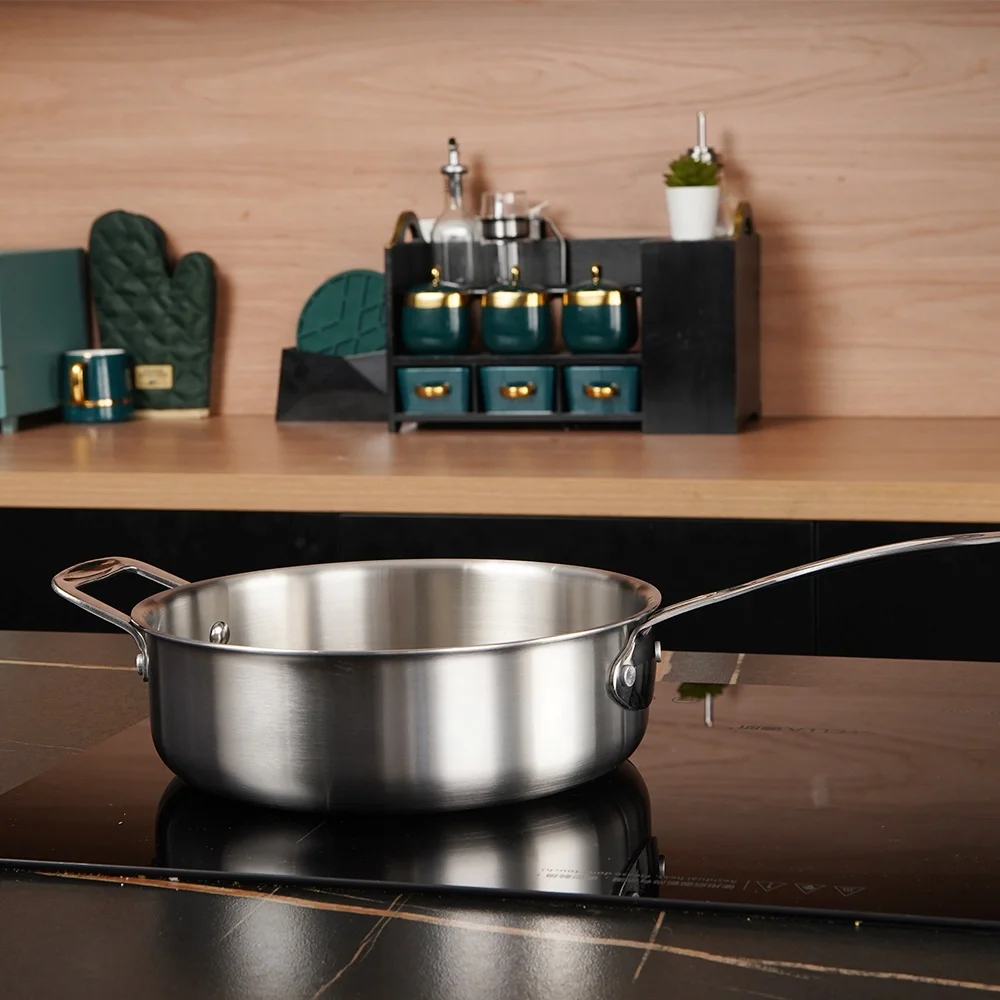 
Hot Sale Chinese Hand Hammered Wok Stainless Steel Handle No Coating Round Bottom Wok Pan Cover Metal Stove Pcs 