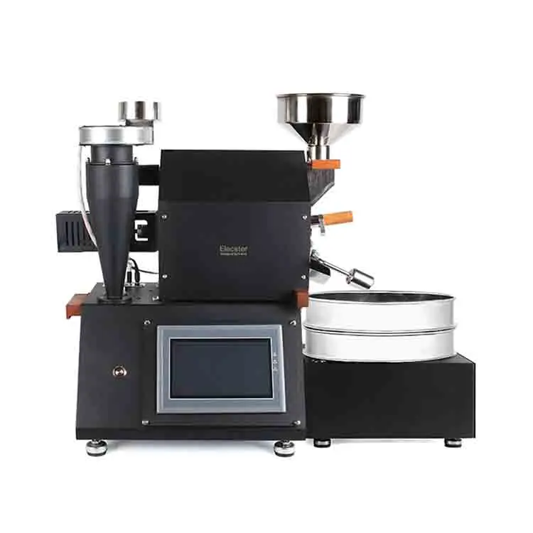 Intelligent Coffee Roasting Machine Full Electrical Hot Air Sample Commercial Coffee Roaster Machine 500g with Grinder Milling