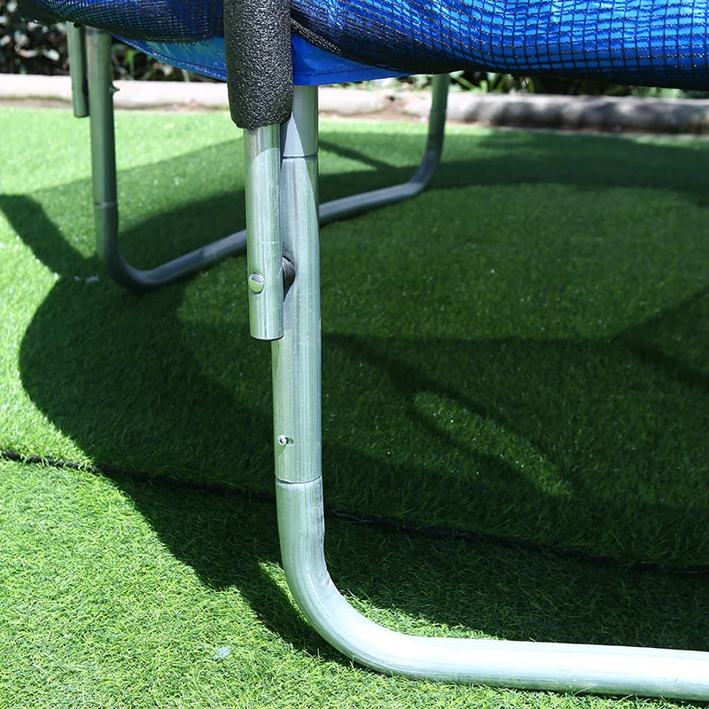 Tengtai cross-border hot selling PP jumping mat durable using outdoor round trampoline with outside net and ladder