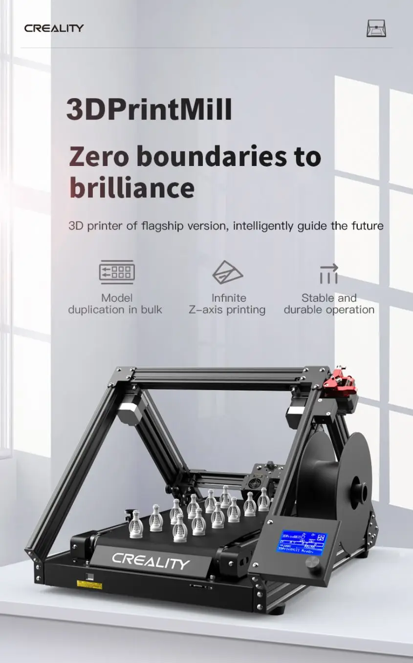 Creality CR-30 3D настольный принтер печатная машина 200 мм * 170 бесконечное z ось печати impressora