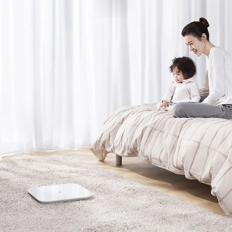 Оригинальные домашние весы для тела цифровые электронные ванной комнаты Xiaomi Weight Scale 2