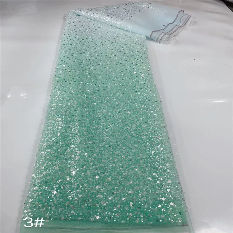 Very cute Sparkle Glitter embroidery wholesale price 5 yards hot selling latest fashion style African party